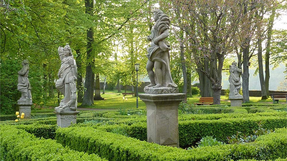 Castle Gardens at Rothenburg ob der Tauber