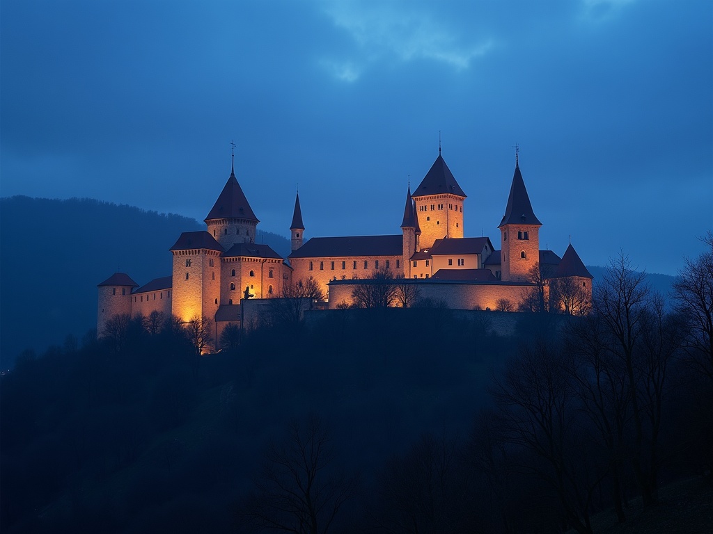 Fortified towers of Pannonhalma Archabbey in Hungary